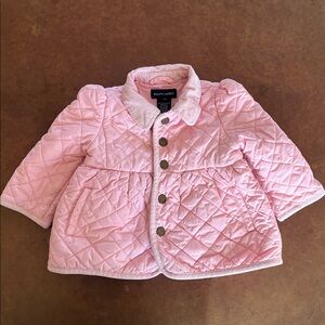 Ralph Lauren Girls Pink Quilted Puffer Jacket